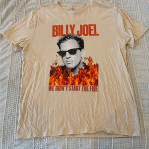 Billy Joel We Didn’t Start the Fire Graphic Tee Men’s Large